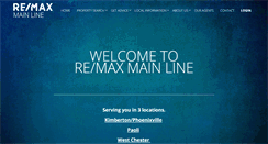 Desktop Screenshot of mainlinerealty.com